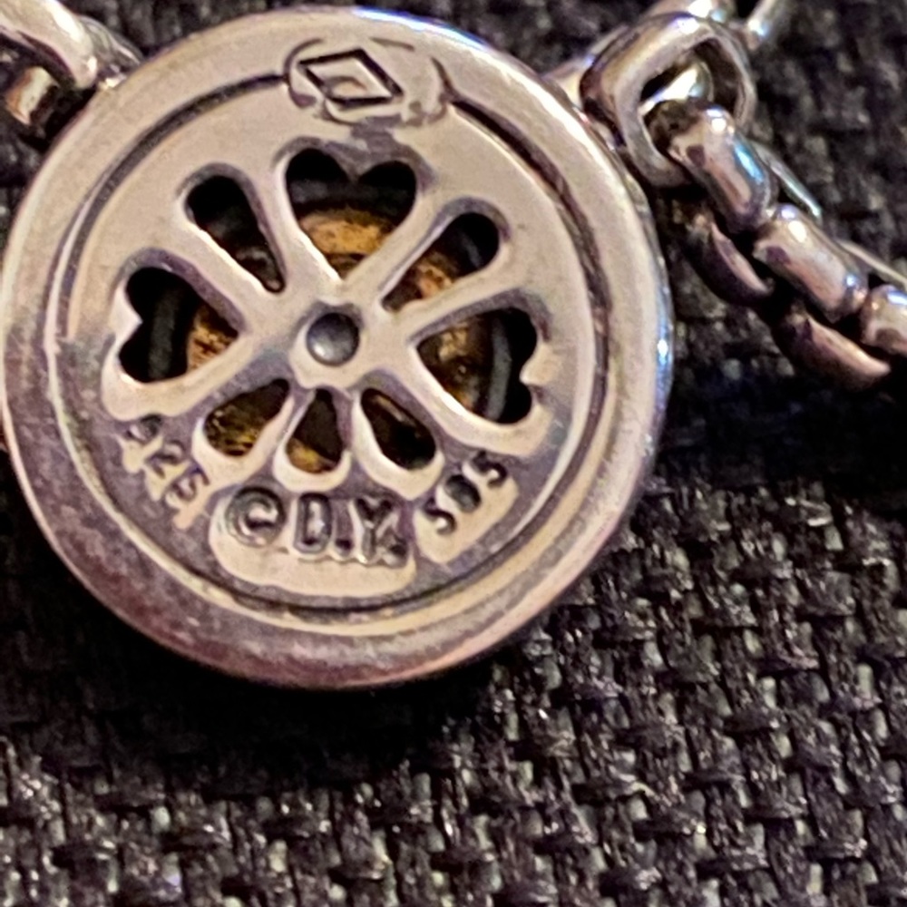 David Yurman 14 karat gold 925 Pearl necklace 16 , - Picture 8 of 9